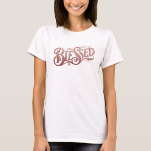 Bold & Beautiful BLESSED 2D Style Statement T-Shirt