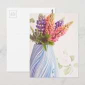 Bold Beautiful Flowers Postkarte (Vorne/Hinten)