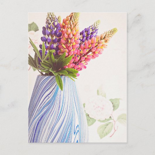 Bold Beautiful Flowers Postkarte (Vorderseite)