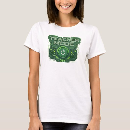 Bold & Beautiful Grünes LEHRMODUS AUS T-Shirt (Vorderseite)