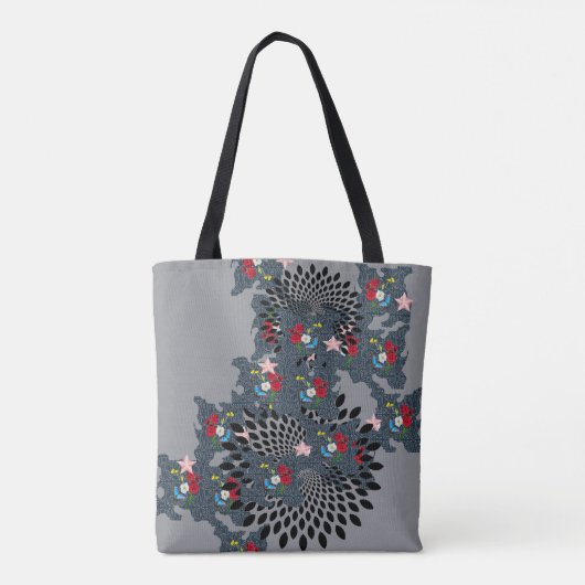 "Bold & Beautiful Shoulder Printed Tasche" "Artful Tasche (Rückseite)