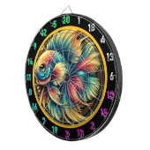 Bold Betta Dartboard Wall Accent Dartscheibe (Vorderseite rechts)