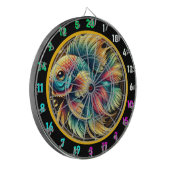 Bold Betta Dartboard Wall Accent Dartscheibe (Vorderseite Links)