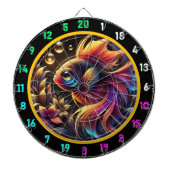 Bold Betta Glow Dartboard Design Dartscheibe (vorne)