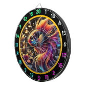Bold Betta Glow Dartboard Design Dartscheibe (Vorderseite rechts)