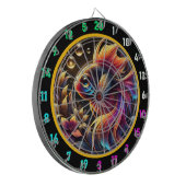 Bold Betta Glow Dartboard Design Dartscheibe (Vorderseite Links)