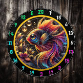 Bold Betta Glow Dartboard Design Dartscheibe