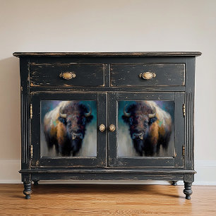 Bold Bison Art Decoupage Geschenkpapier Set