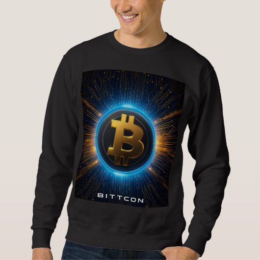 Bold Bitcoin Crypto Energy Sweatshirt (Vorderseite)