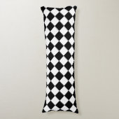 Bold Black and White Chevron Pattern Classic Seitenschläferkissen (Vorderseite Vertikal)