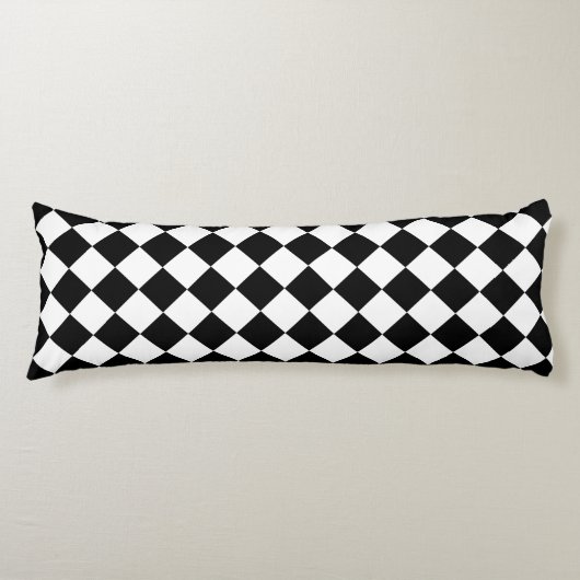 Bold Black and White Chevron Pattern Classic Seitenschläferkissen (Vorderseite)