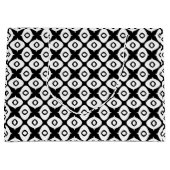 Bold Black and White Symmetrical Arabesque Pattern Große Geschenktüte (Vorderseite)