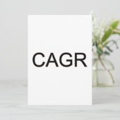 Bold Black CAGR Programm (Stehend Vorderseite)