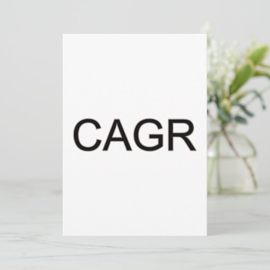 Bold Black CAGR Programm (Stehend Vorderseite)
