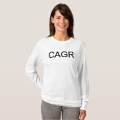 Bold Black CAGR T-Shirt (Vorne ganz)