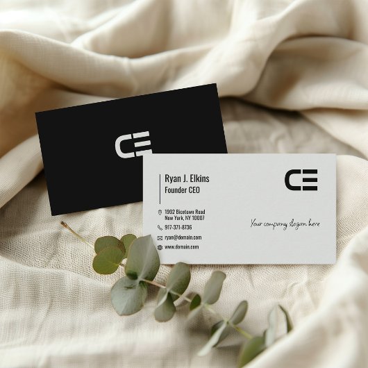 Bold Black Consultant, Founder & CEO Business Card Visitenkarte