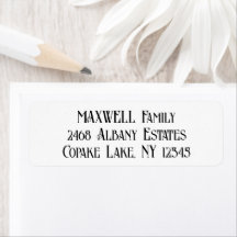 Bold Black Elegant Typografy Family Name