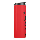 Bold Black Geometric Star Thermosbecher (Nach links gedreht)