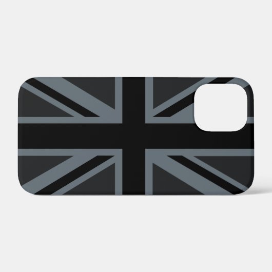 Bold Black Union Jack Case-Mate iPhone Hülle (Rückseite (Horizontal))