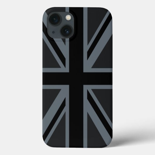 Bold Black Union Jack Case-Mate iPhone Hülle (Rückseite)