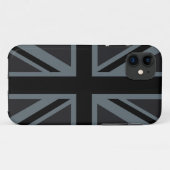 Bold Black Union Jack Case-Mate iPhone Hülle (Rückseite (Horizontal))