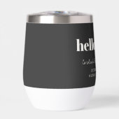 Bold Black White Modern 60th Birthday Custom  (Vorderseite)