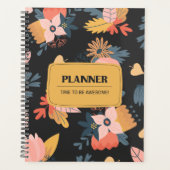 Bold Blooms floral Themenplaner Planer (Vorderseite)