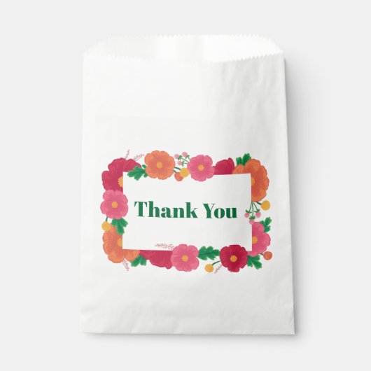 Bold Blooms Fvor Bag Geschenktütchen (Vorderseite)