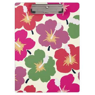 Bold Blooms mehrfarbig Klemmbrett