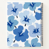 Bold Blooms Scribbles Blue Notizblock (Rückseite)