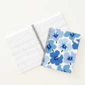 Bold Blooms Scribbles Blue Notizblock (Innenseite)