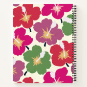 Bold Blooms Scribbles Multicolored Notizblock (Rückseite)
