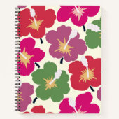 Bold Blooms Scribbles Multicolored Notizblock (Vorderseite)