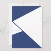 Bold Blue Angles Abschluss Ankündigung (Rückseite)