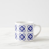 Bold Blue Azulejo Espressotasse (Rechts)