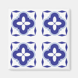 Bold Blue Azulejo Magnet