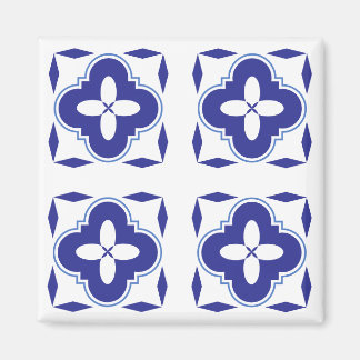 Bold Blue Azulejo Magnet
