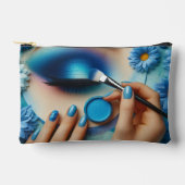 Bold Blue Eye Shadow Zubehörtasche (Vorderseite)