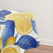 Bold Blue Italian Positano Lemon Tischdecke (Beispiel)