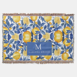 Bold Blue Italy Positano Lemon Decke