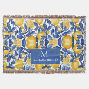 Bold Blue Italy Positano Lemon Decke