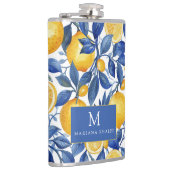 Bold Blue Italy Positano Lemon Flachmann (Rechts)