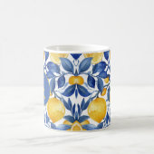 Bold Blue Italy Positano Lemon Kaffeetasse (Mittel)