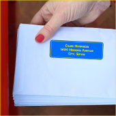 Bold Blue Modern Tech Abschluss