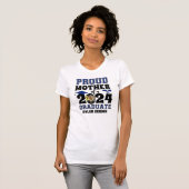 Bold Blue Proud Abschluss T - Shirt (Vorne ganz)
