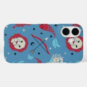 Bold Blue Zodiac Case-Mate iPhone Hülle (Rückseite (Horizontal))