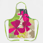 Bold blühende Geraniums Florist Moderne Schürze (Vorderseite)