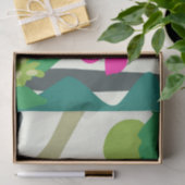 Bold blühende Geraniums Florist Moderne Seidenpapier (Geschenk)