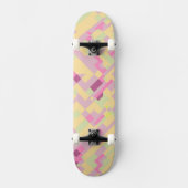 Bold Boho Abstrakt Skateboard (Vorderseite)
