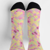 Bold Boho Abstrakter Telefonring Socken (Oben)